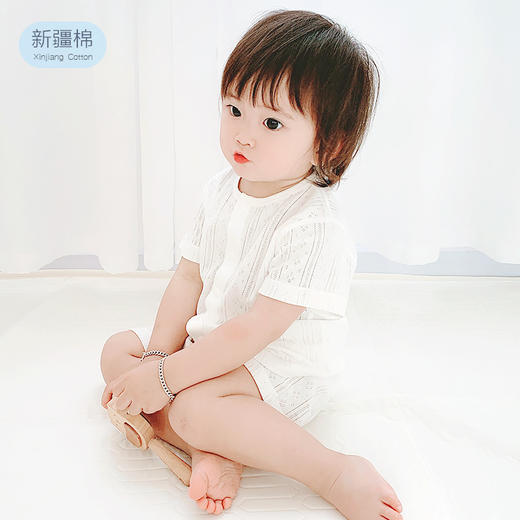 【婴儿套装A类纯棉2件套】儿童夏装 男女宝宝夏季透气衣服 薄款短袖睡衣空调服 商品图0
