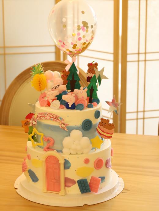 小猪佩奇（气球款）（图片是8+6双层 可以做单层） 商品图1