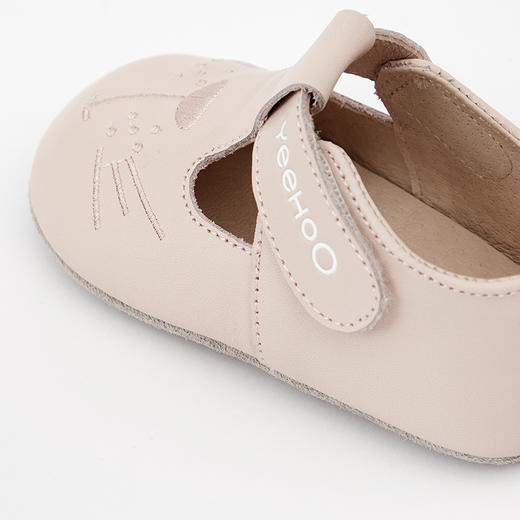 英氏女宝宝软底步前鞋幼儿牛皮鞋新品学步鞋婴儿鞋子YFXCJ32157A 商品图2