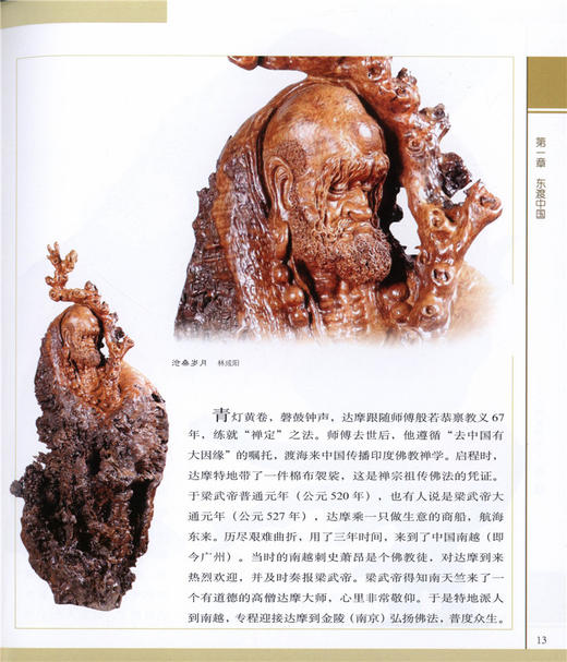 达摩 中国传统题材造型 6234 木雕根雕艺术 中国林业出版社官方自营店正版畅销书 商品图3