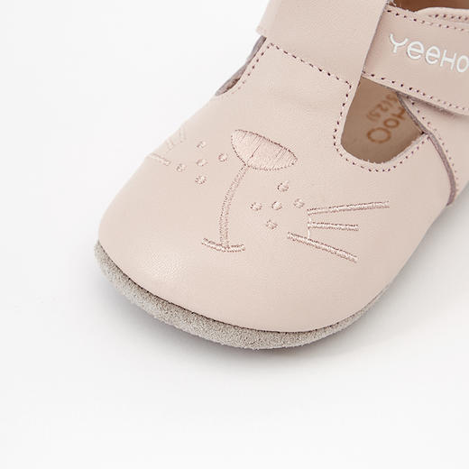 英氏女宝宝软底步前鞋幼儿牛皮鞋新品学步鞋婴儿鞋子YFXCJ32157A 商品图1