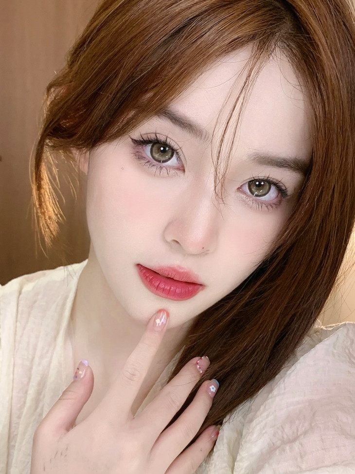 DORAGINA年抛隐形眼镜 薄荷种子14.2mm 1副/2片-VVCON美瞳商城16