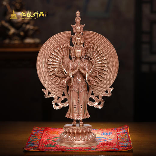 臻选圣尊红铜雕像摆件 商品图0