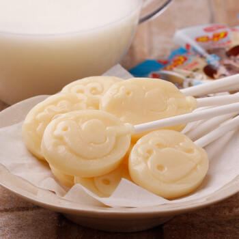 不二家 香醇牛奶+乳酸棒棒糖 116g(20支) 儿童糖果 休闲零食 水果糖礼物 商品图0