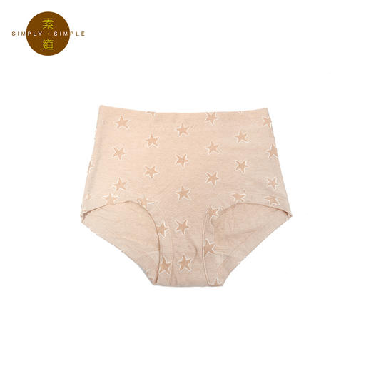 敦煌有机彩棉素道1-3条高腰女士内裤 纯棉里裆三角柔软透气短裤 商品图4