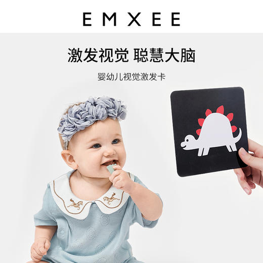 【安抚玩乐】EMXEE嫚熙婴幼儿视觉激发卡 商品图2
