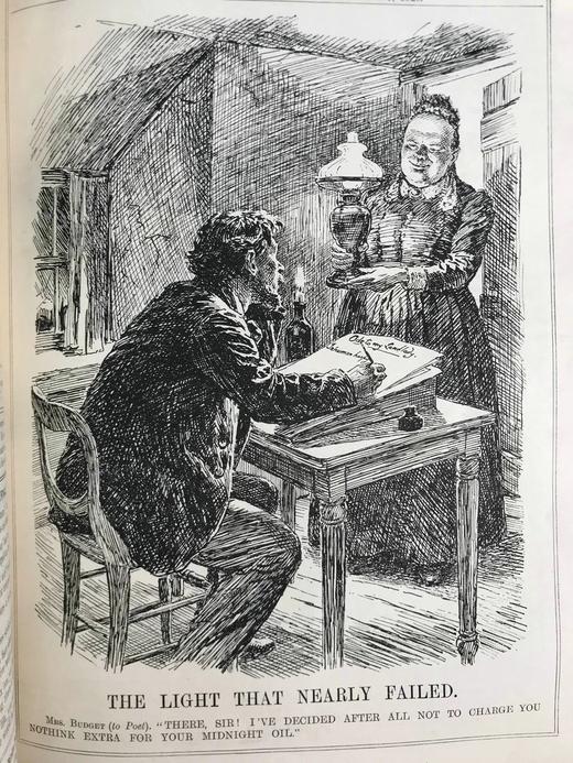 1928年1-6月 英国讽刺漫画杂志《笨拙》（含多幅彩色） 漆布精装16开 商品图11