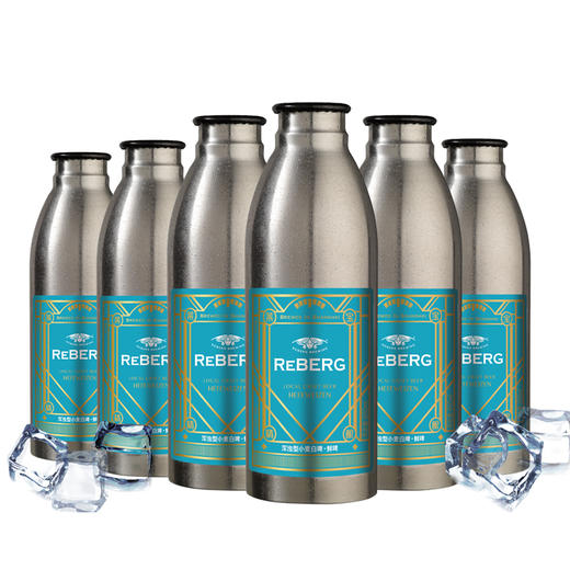 莱宝Reberg鲜啤酒手工精酿小麦白啤650ml*6不锈钢瓶啤酒生啤 商品图3