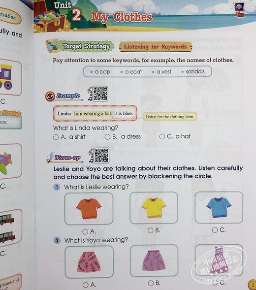 【中商原版】Athens 100 Series Listening Elect 1B 100系列听力选择考试试卷 小学1年级下 2021版 香港教育图书教图英语教辅 商品图7