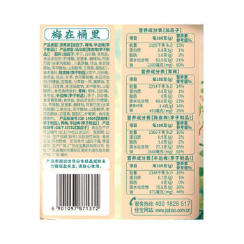 佳宝梅在桶里460g青梅半边梅加应子陈皮梅蜜饯果干零食年化大礼包 商品图5