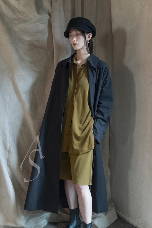 Studio Nicholson  石灰色/黛蓝色/苔藓绿ANTHOS针织短裤 商品图1