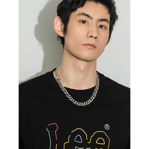 Lee商场同款22春夏新品舒适版圆领logo多色男短袖T恤LMT0016083RX 商品图4