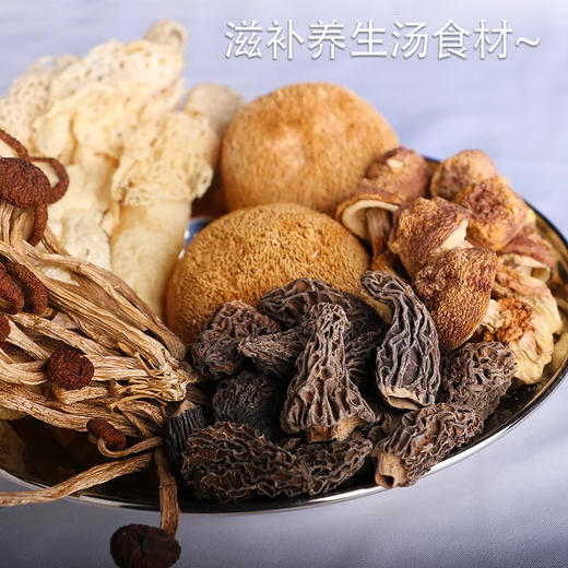 【吉顺号食品】云南特产ye生菌子蘑菇干货羊肚菌竹荪姬松茸茶树菇猴头菇煲汤食材 商品图3
