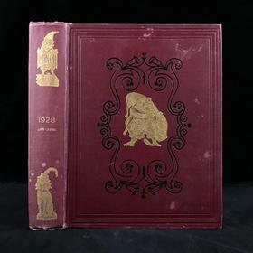 1928年1-6月 英国讽刺漫画杂志《笨拙》（含多幅彩色） 漆布精装16开