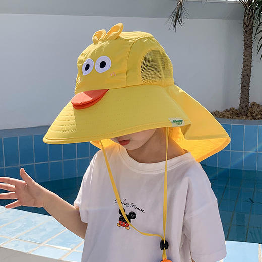 CT-M52儿童帽海边沙滩遮阳帽太阳帽男童夏季帽子女童可爱凉帽渔夫帽 商品图5