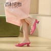 西村名物2022夏季新款单鞋女复古小众设计穆勒拖11531 商品缩略图2