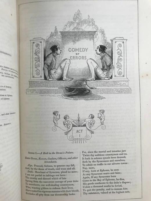 他把理查三世画成猪！1843年 莎士比亚作品集（存2卷） 肯尼·梅多斯近千幅版画插图 真皮精装16开 商品图5