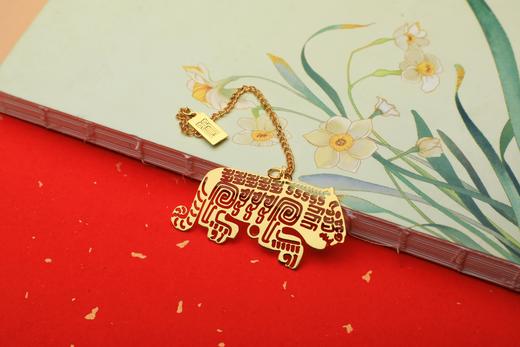 青铜器吊链书签 商品图2
