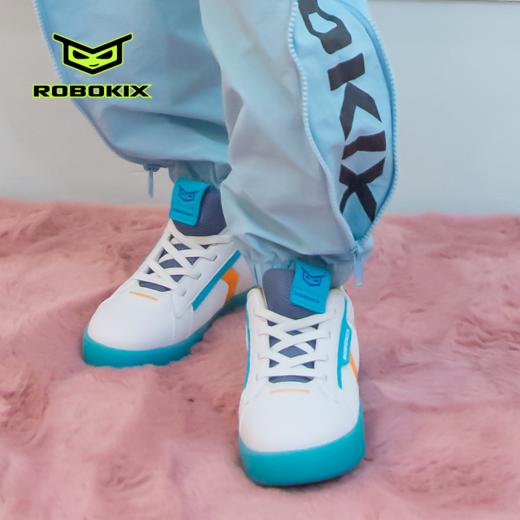 ROBOKIX男女童板鞋低帮百搭休闲鞋松紧鞋带设计方便穿脱 商品图8
