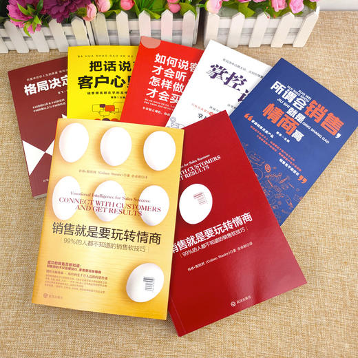 樊登推荐全套6本销售就是要玩转情商正版包邮 99%的人都不知道的销售软技巧 销售精英的销售宝典市场营销书籍销售心理学广告营销 商品图1