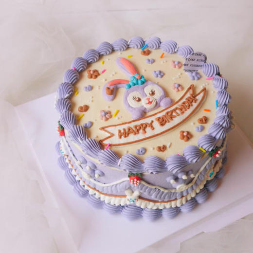 INS风“浮雕”奶油霜复古手绘蛋糕 | 拍之前请先私聊确认口味和款式（提前三天预定） 商品图3