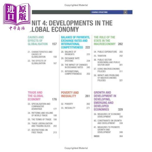 【中商原版】Edexcel International A Level Economics Student Book 2 培生爱德思国际Alevel经济学2教材 商品图2
