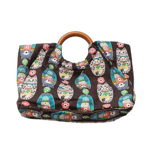 HUJI祤集Noble手提包插画熊熊猫猫套娃 商品图1