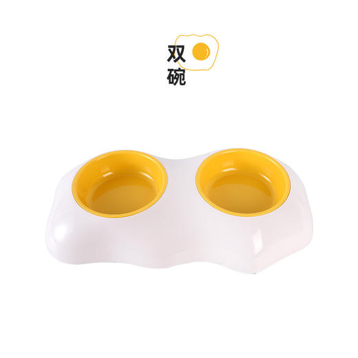 新品宠物蛋黄碗双碗单碗 高颜值 防滑防打翻 犬猫通用 商品图6