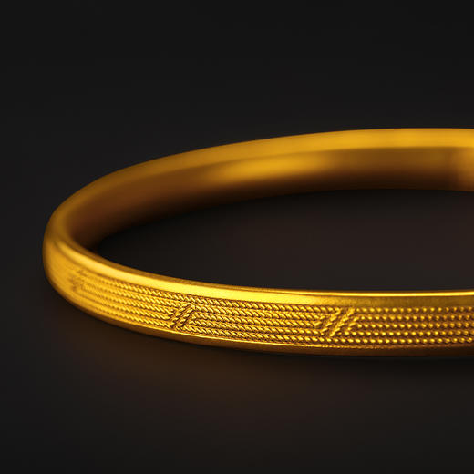 宫匠造办 美人镯黄金手镯 商品图2