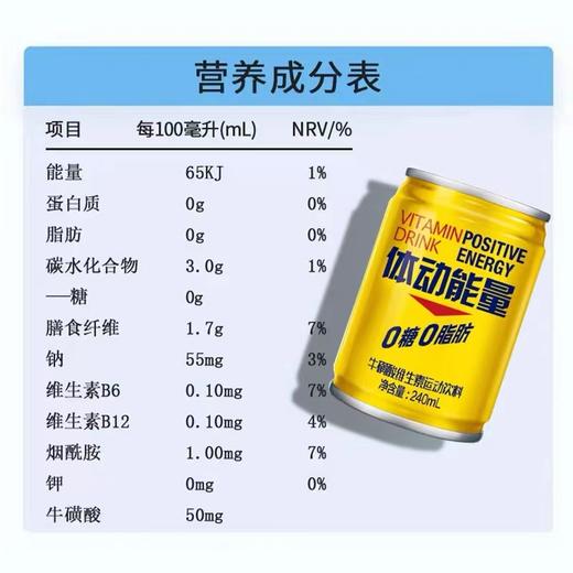 体动能量蜜桃味 240ml 商品图2