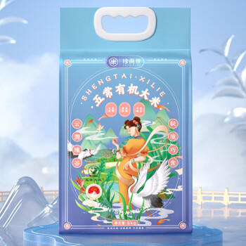 珍尚米五常有机稻香米东北大米10斤新真空包装粳米粥米5kg 当季新米 商品图0