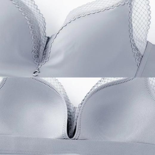 【轻柔杯】Comfit薄款文胸无钢圈蕾丝V领夹碗围抗菌内衣女CB00137 商品图2