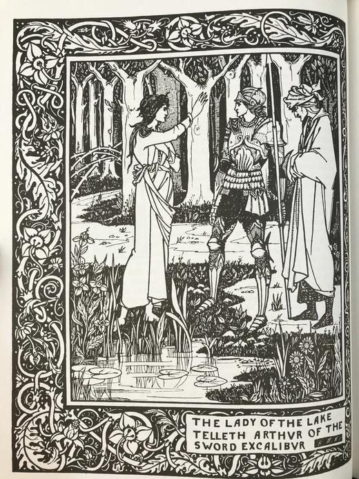 比亚兹莱经典插图 马洛礼《亚瑟王之死》（1992） 精装大16开带书匣 商品图11