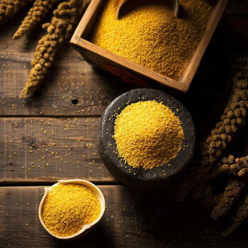 晋味美正宗沁州黄小米礼盒4斤 黄小米盒装 山西特产 杂粮礼盒 送礼礼品 商品图2