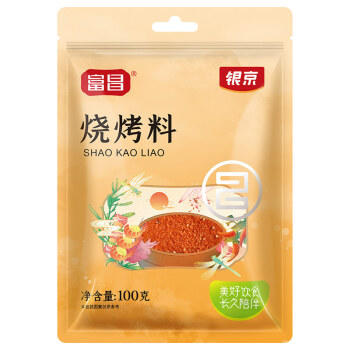 银京烧烤料100g 袋装 富昌调味料腌肉烤肉烤串调料撒料蘸料调料粉 商品图6