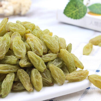 蜜之番 新疆吐鲁番特产 大颗粒绿宝石葡萄干750g提子干250g*3袋 商品图2