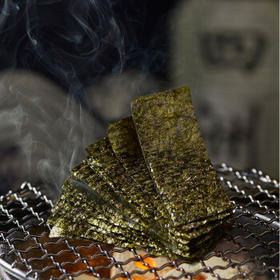 四洲紫菜芥辣味即食海苔片40g 约50小包独立包装儿童休闲零食解馋小吃