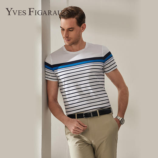 YvesFigarau伊夫·费嘉罗休闲短袖T恤896806 商品图0