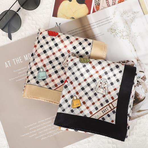 DA*S韩系时尚前为摩登风格小清新百搭桑蚕丝丝巾 03B 03W 商品图0