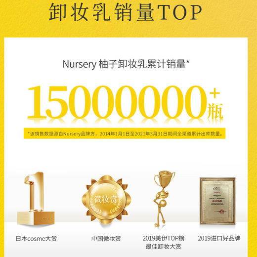 【保税仓直发】Nursery 娜斯丽 舒缓卸妆啫喱 180毫升 清爽不油腻（效期28年） 商品图4