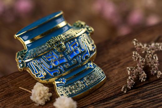 羊首青铜罍浮雕胸针 商品图1