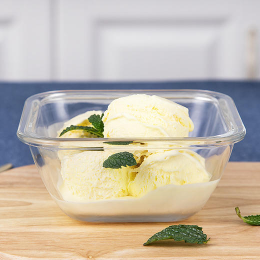 【笑麻麻荟&菲内克斯】钢化玻璃碗可爱甜品碗水果碗单个小碗冰激凌碗 个性 家用A 商品图1