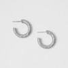 北京仓｜Blue Billie-Hoops-肌理感 中号 耳环（银色）［瑞典设计师］ 商品缩略图1