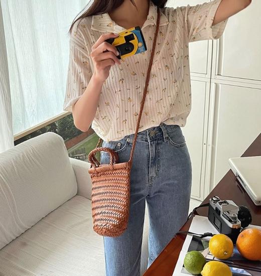 福利款 丨时装包 搭配利器 手工编织斜跨手提包#P222802 商品图3