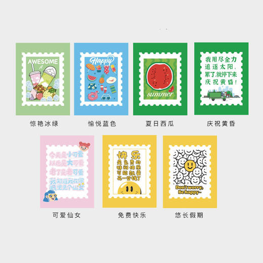 喇叭花一次性不干胶贴纸标签奶茶杯封口贴纸外卖不干胶定制50只 商品图6