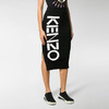 KENZO 高田贤三 女士棉质字母徽标刺绣半身裙 黑色 F962 JU563 814 99 商品缩略图1