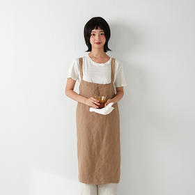 麻+汉麻围裙-泥黄 厨房/园艺 纯麻质地