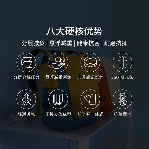 UBOT减压护脊书包一代 商品图12