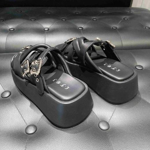 LFGJ5248超轻纤扣厚底凉拖 商品图4