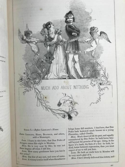 他把理查三世画成猪！1843年 莎士比亚作品集（存2卷） 肯尼·梅多斯近千幅版画插图 真皮精装16开 商品图8